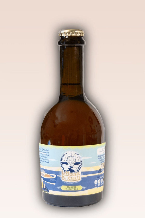 BLANCHE THÉ CITRON - La Mousse des Sables Biere Artisanale - Lager / Blanche / 5.3% vol.
