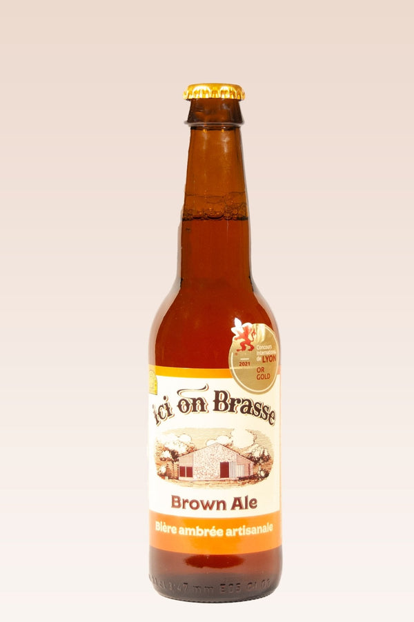 BROWN ALE - Ici On Brasse Biere Artisanale - Brown Ale / Ambrée / 5% vol.