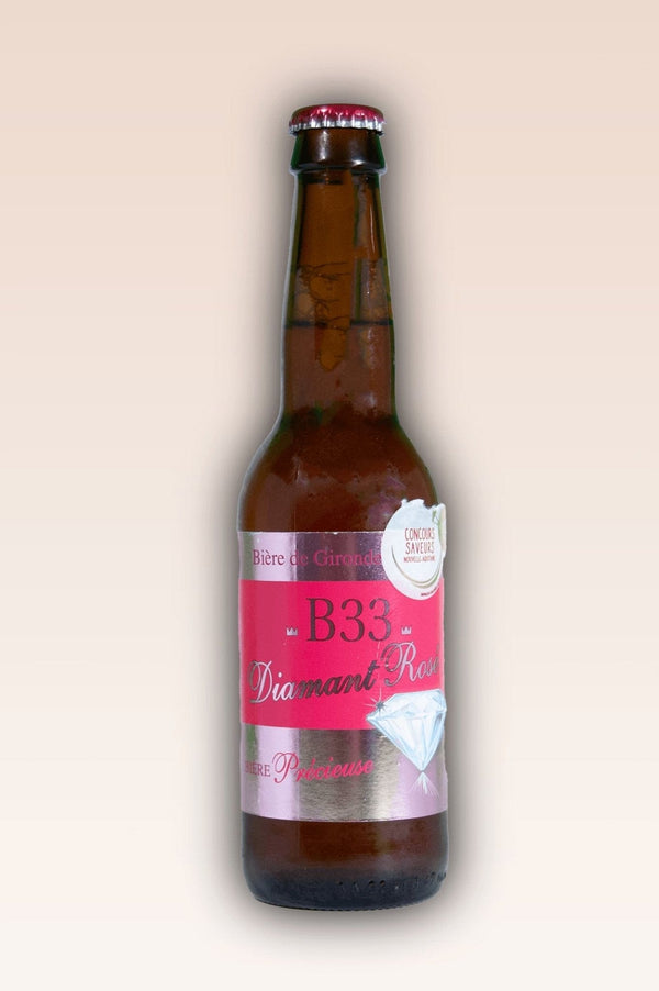 DIAMANT ROSÉ - Ici On Brasse Biere Artisanale - Lager / Rosé / 4% vol.
